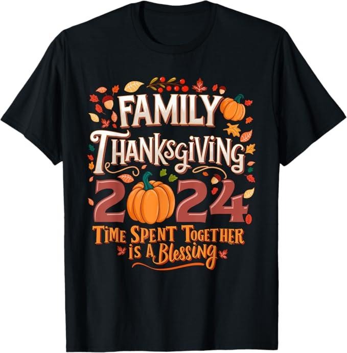 Funny Thanksgiving Shirts, Family Thanksgiving 2024 Thanksgiving Crew Matching Group T-Shirt - Menswear Top