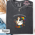 Off Rainbow Kind Mom Comfort Colors Lgbt Goose Mom Tee Rainbow Duck Pride Mom Retro Queer Mom (1)