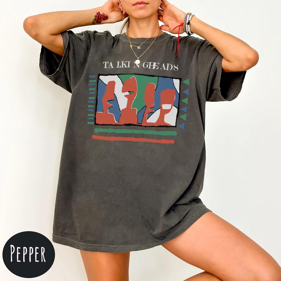 Comfort Colors Talking Heads Vintage Rock Band Tees Unisex T-shirt, Sweatshirt, Hoodie (1)