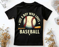 Baseball Vintage 100 Boy Loves Baseball Custom Baseball Baseball Kid Player (1)