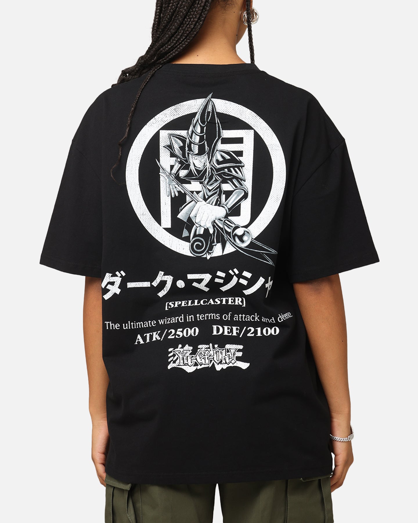 Goat Crew X Yu-Gi-Oh! Dark Magician Card Heavy T-Shirt Black Style001