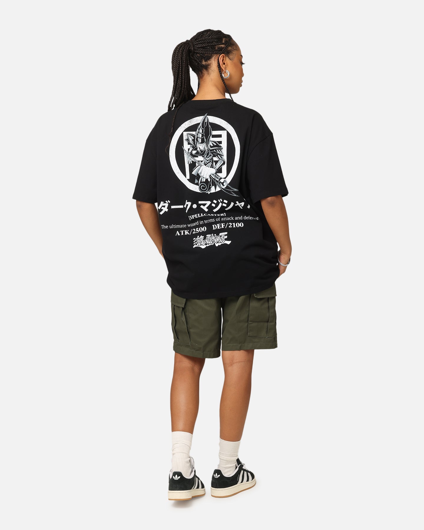 Goat Crew X Yu-Gi-Oh! Dark Magician Card Heavy T-Shirt Black Style001