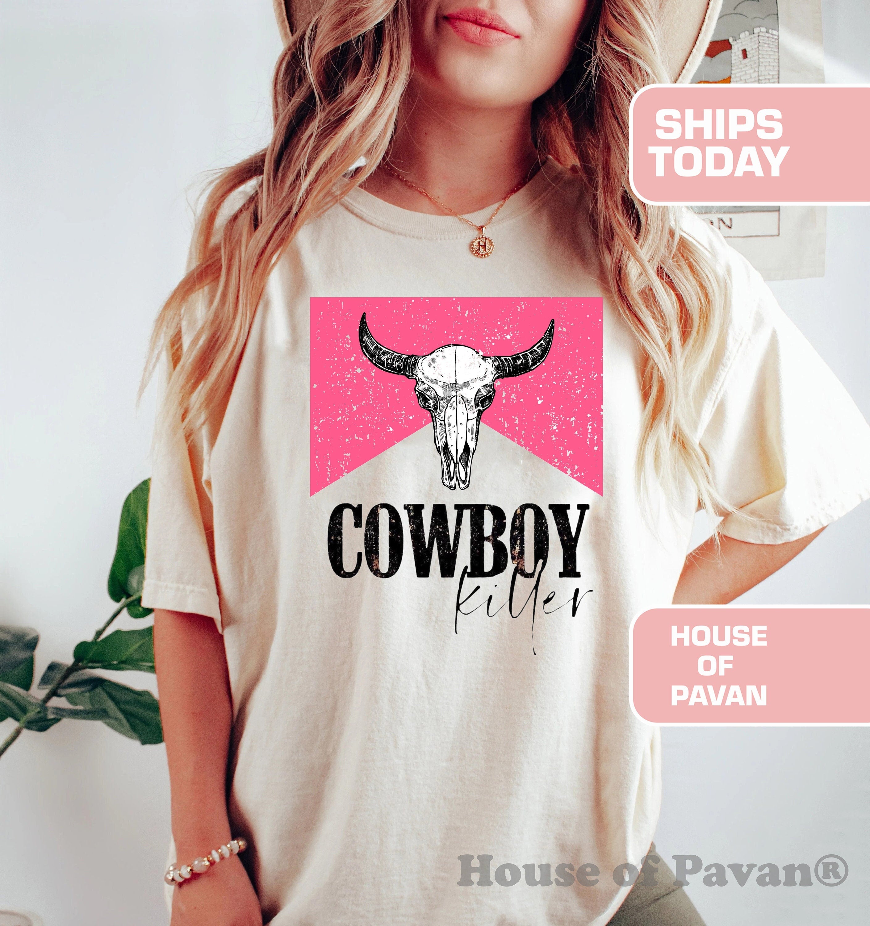 Western Cowboy Killer Country Music Vintage Inspired Tee Western Retro Comfort Colors (2)