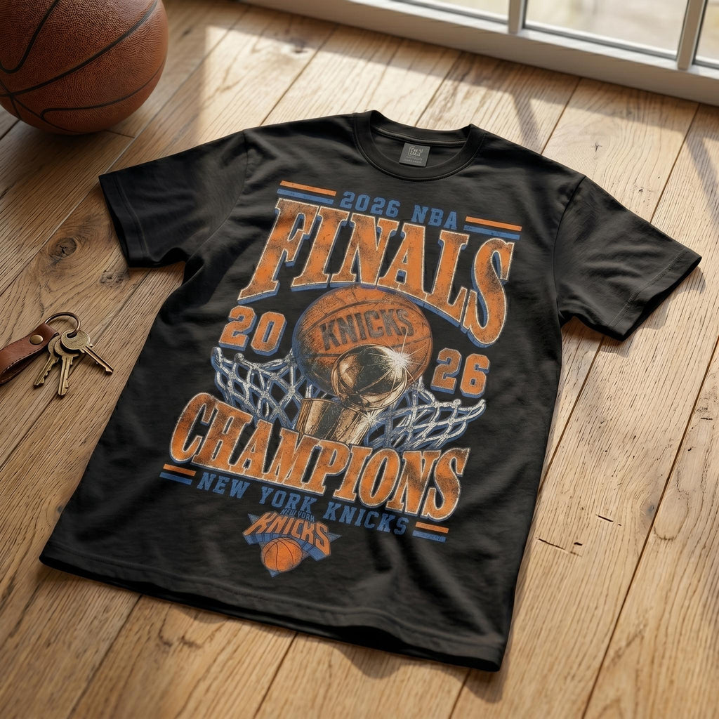 2026 Nba Finals Champions Knicks York Knicks Championship Tee Vintage Retro Basketball Ny Basketball Fan (2)