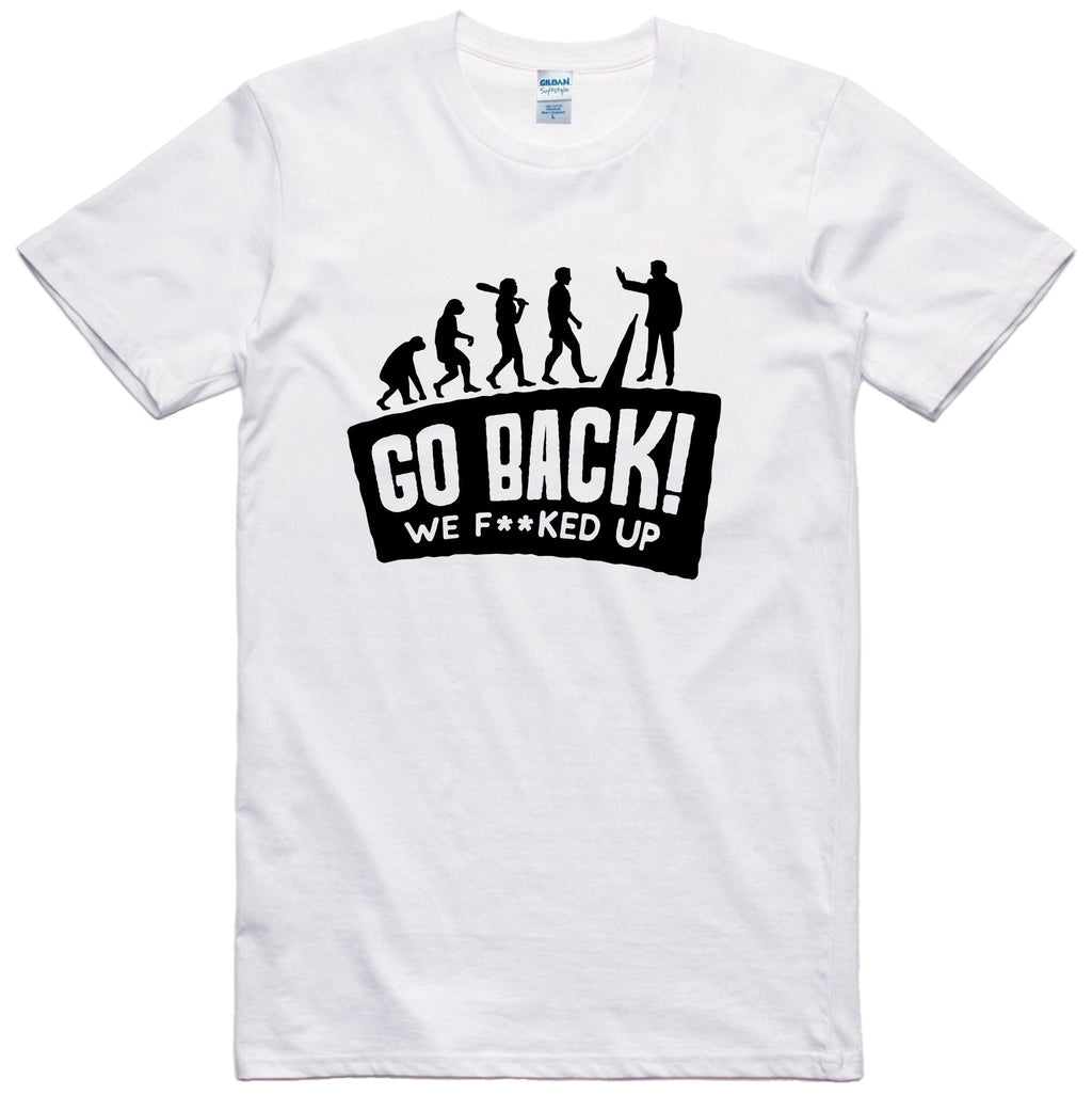 Evolution Go Back Regular Fit 100 Tee Unisex T-shirt, Sweatshirt, Hoodie (2)
