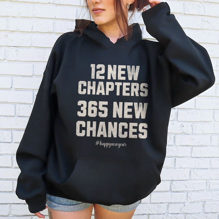 12 New Chapters 365 New Chances Happy New Year 2025 Shirt