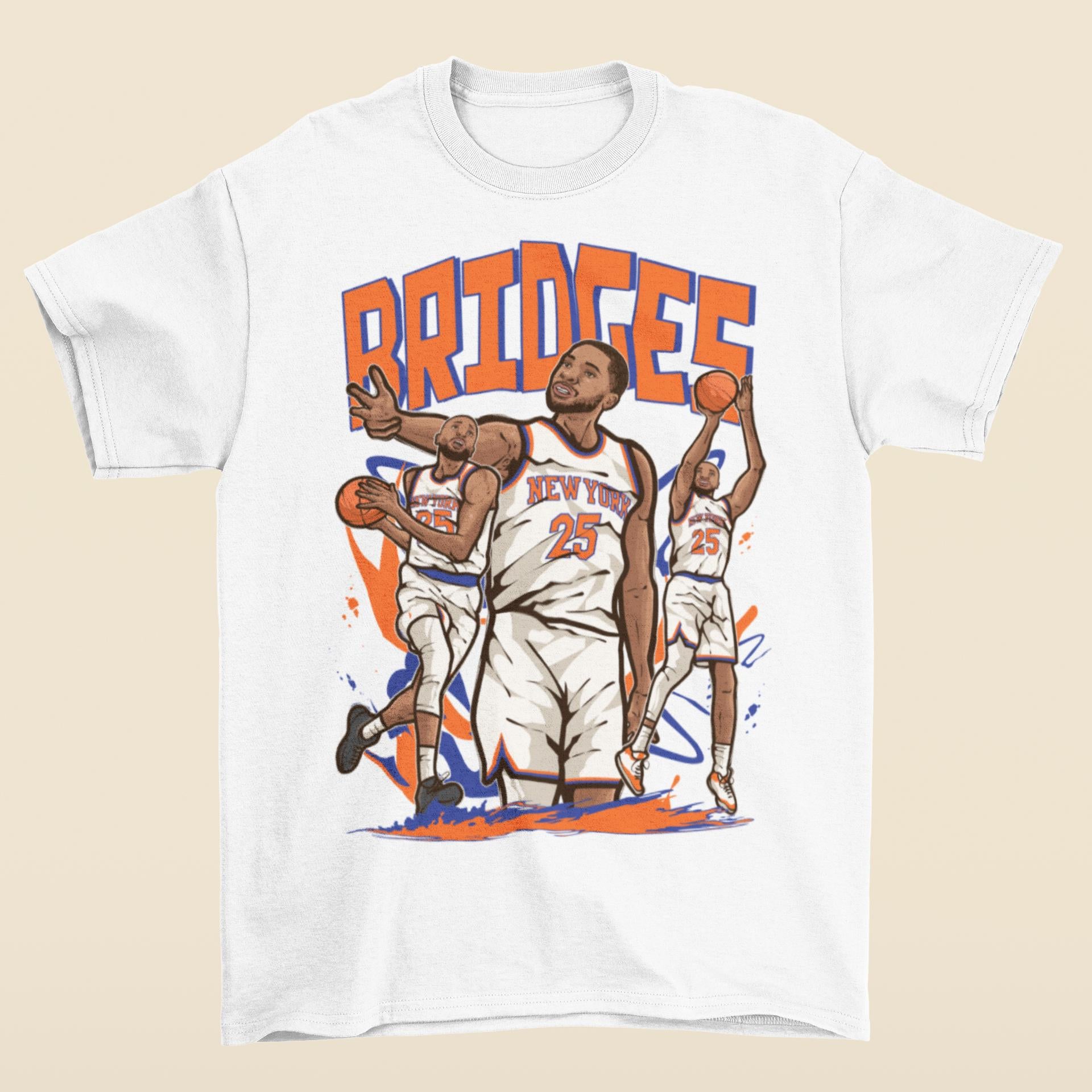 Mikal Bridges Cartoon York Basketball Unisex T-shirt, Sweatshirt, Hoodie (3)