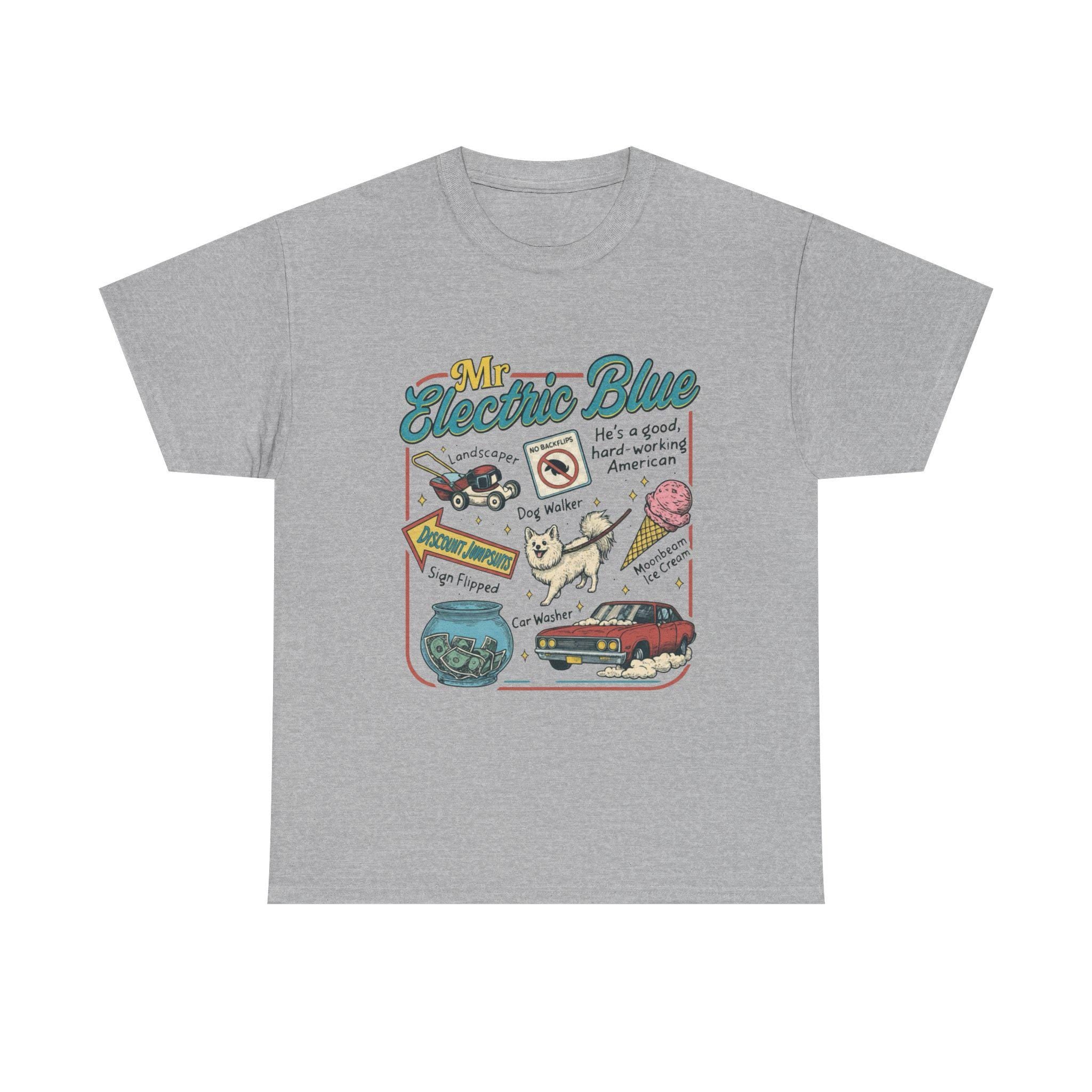 Mr Electric Blue Moonbeam Ice Cream Concert Tee Music Lovers (3)