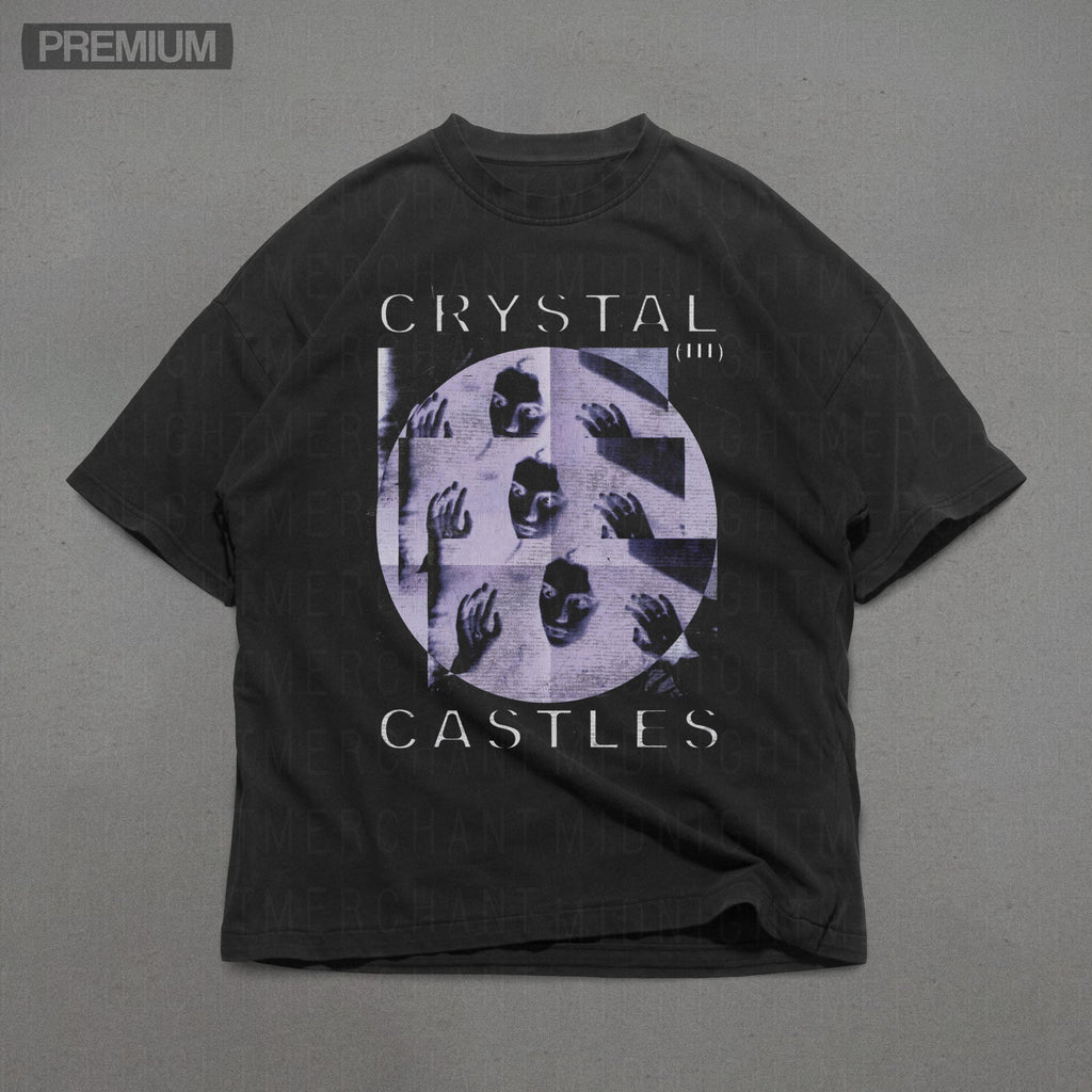 Crystal Castles Comfort Colors Y2k 2000s Music Tee Retro Band Crystal Castles (3)
