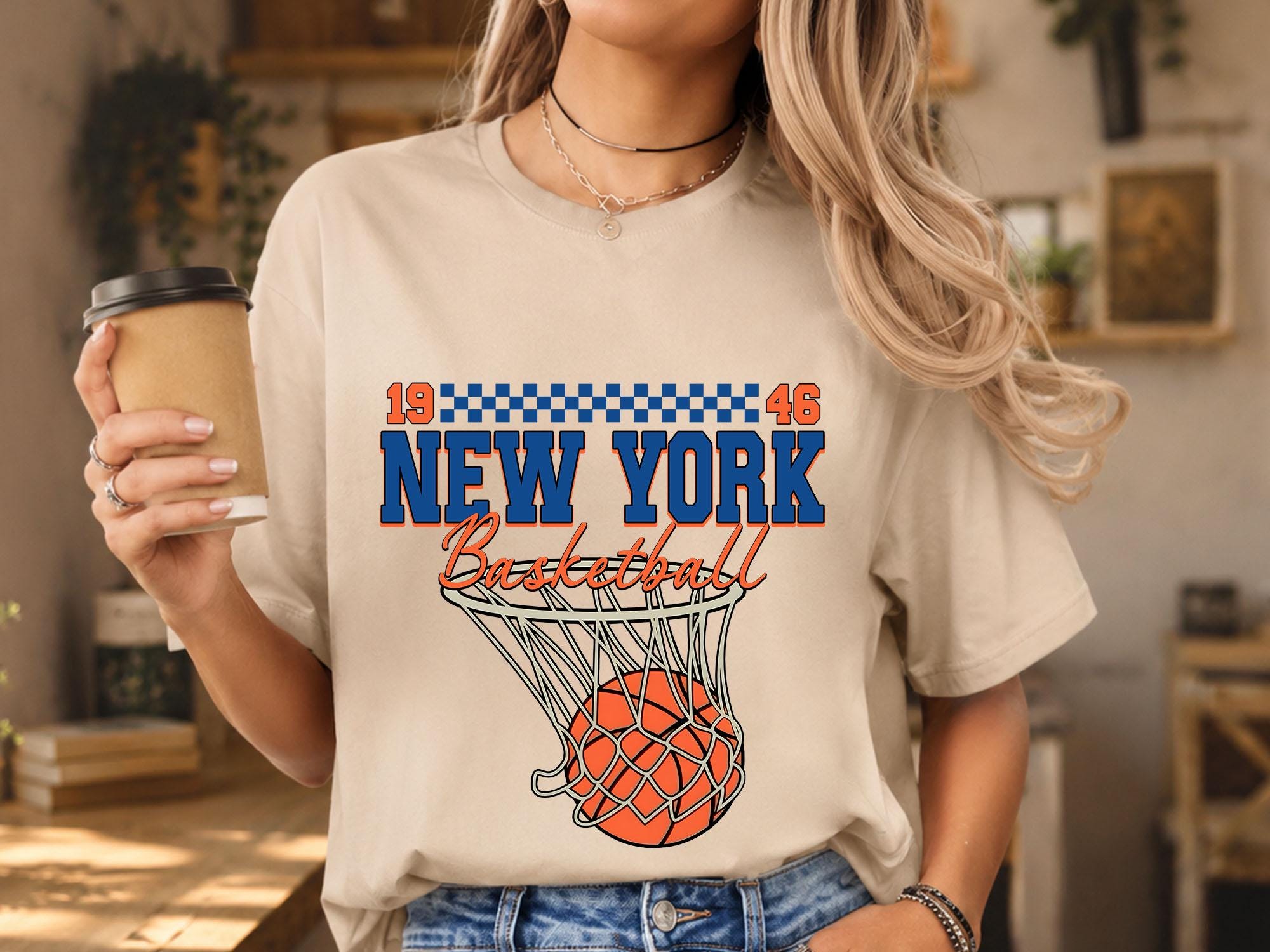 York Basketball 2026 Champions Retro Ny Finals Bound Tee York Basketball Game Day Ny Fan (3)