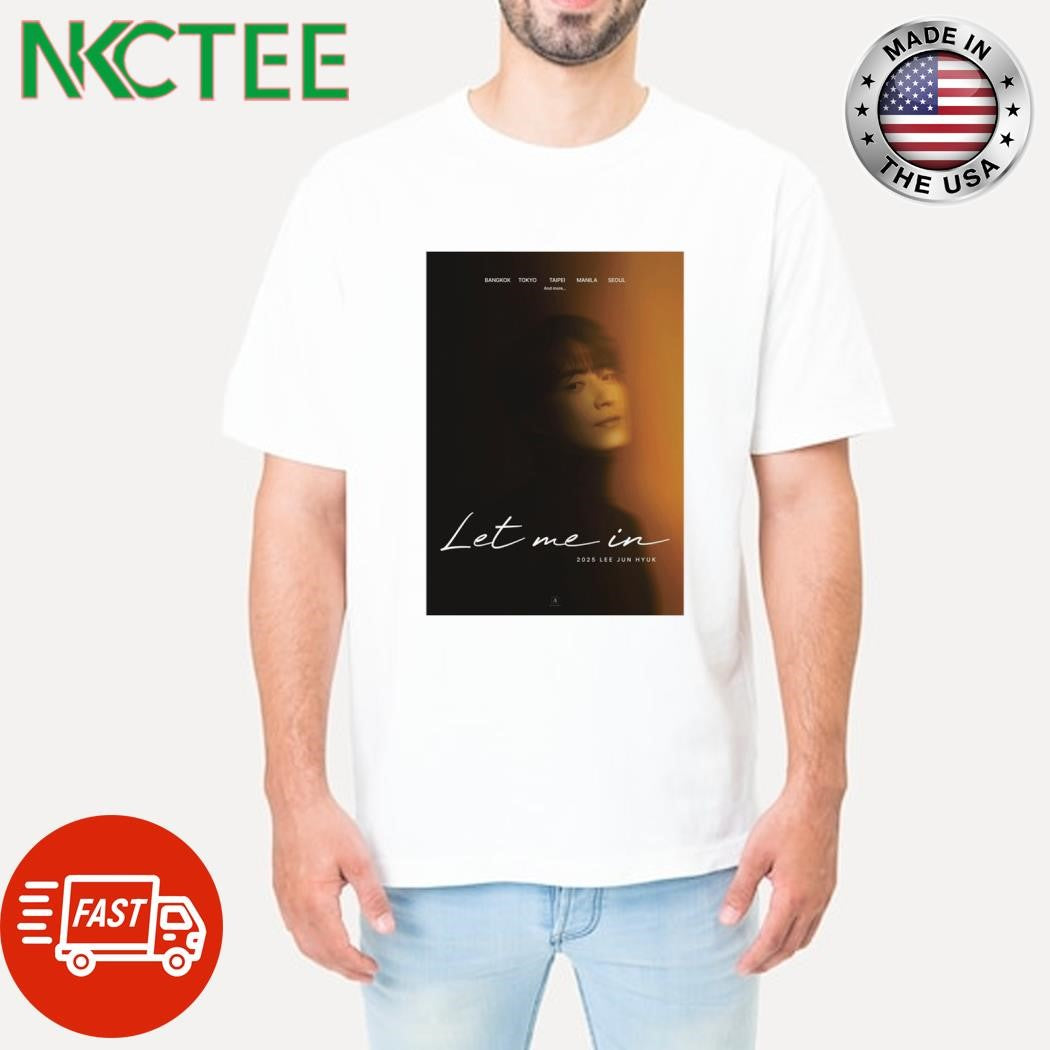 2025 Lee Jun Hyuk fan meeting in Seoul Let me in shirt