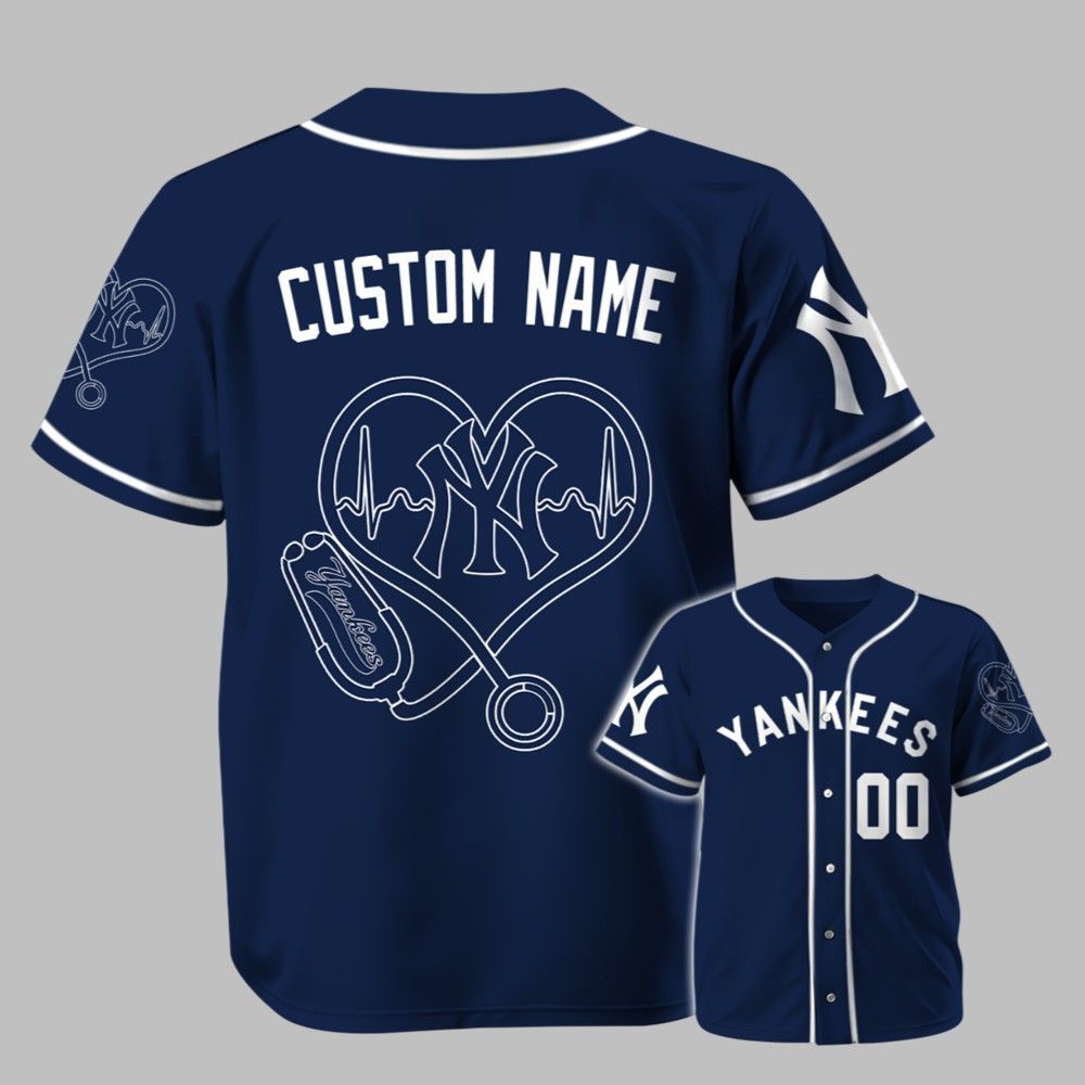 2025 NY Yankees Nurse Heartbeat Jersey - Grishko.com