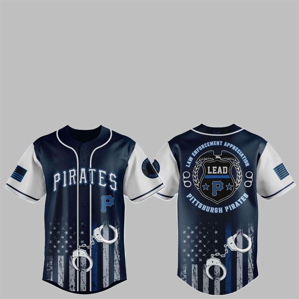 2025 Pirates x Law Enforcement Appreciation Day Jersey - Grishko.com
