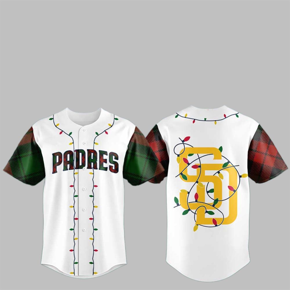 2025 SD Padres Christmas in July Jersey - Grishko.com