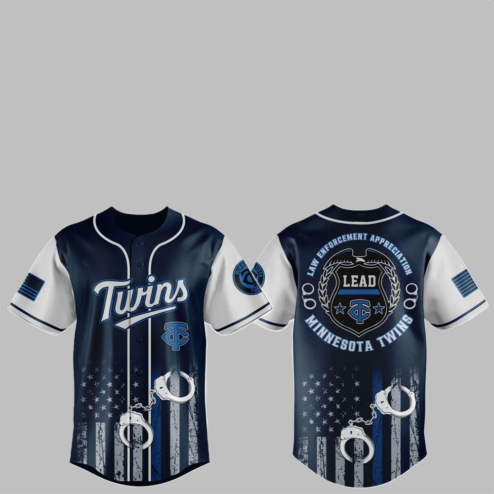 2025 Twins x Law Enforcement Appreciation Day Jersey - Grishko.com