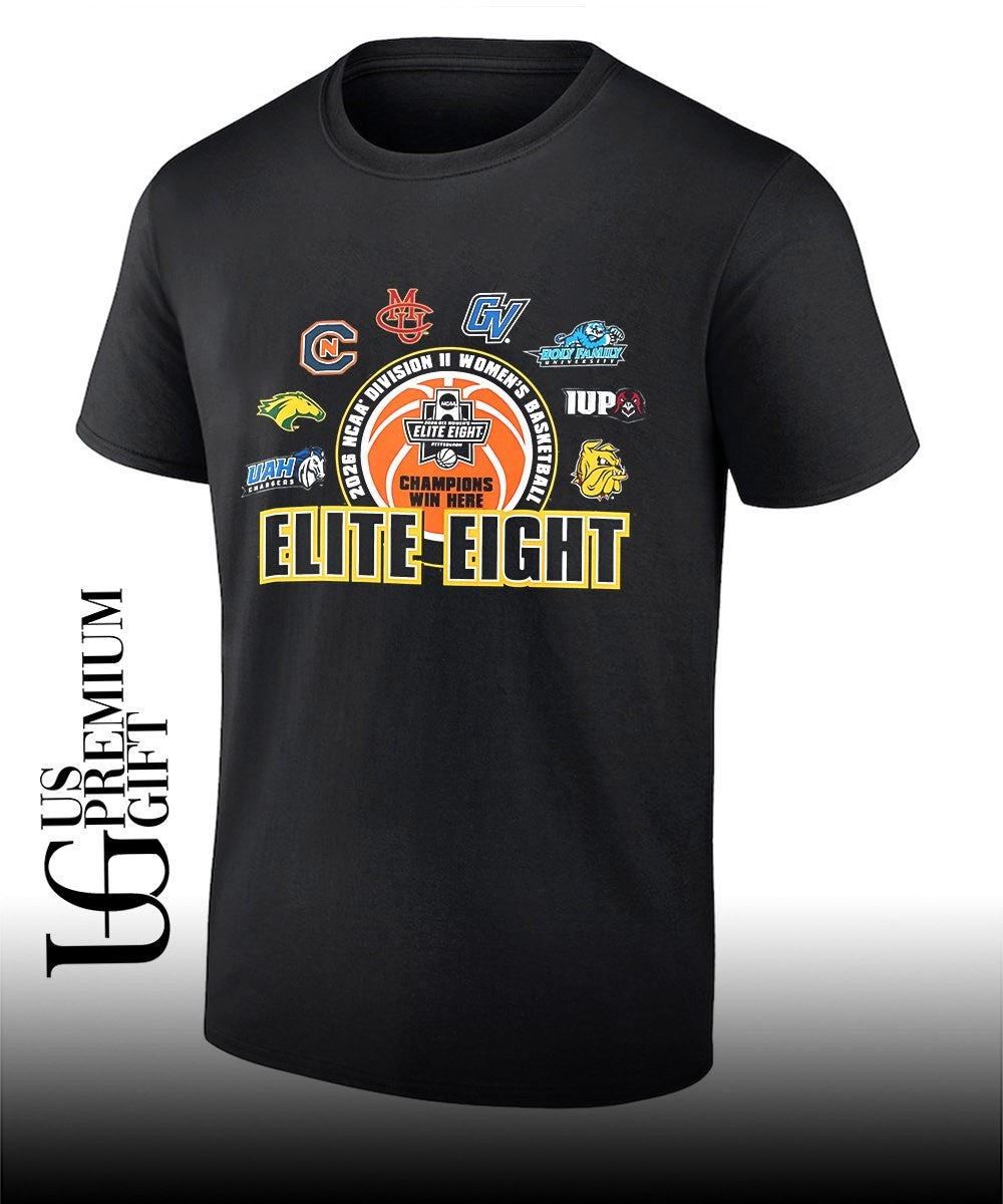 2026 NCAA Division II Women’s Basketball Elite Eight logo shirt