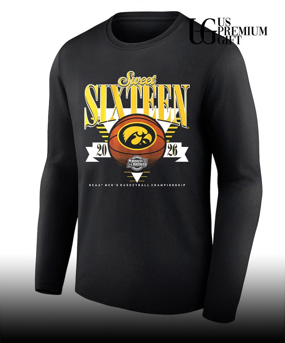 2026 NCAA March Madness Sweet Sixteen Iowa Hawkeyes Men’s basketball Championship shirt