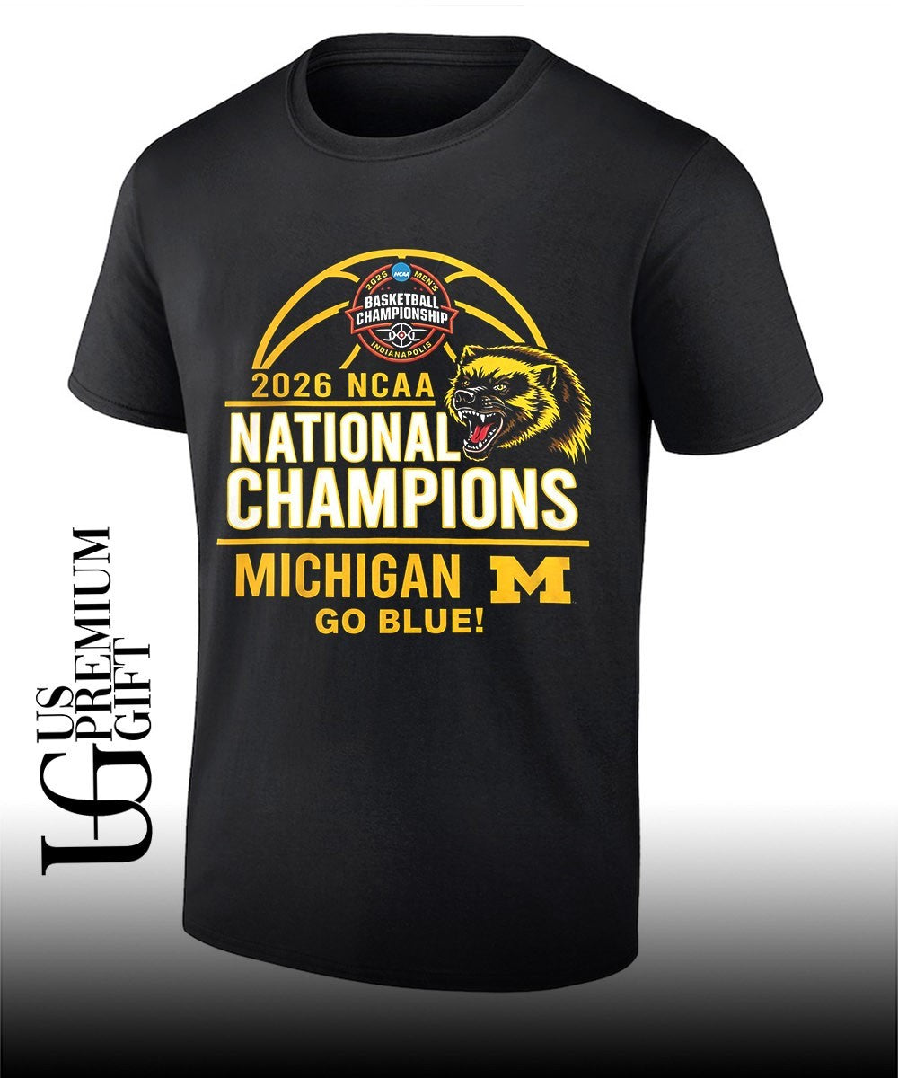 2026 NCAA Men’s Basketball Championship 2026 Michigan Wolverines Go Blue shirt