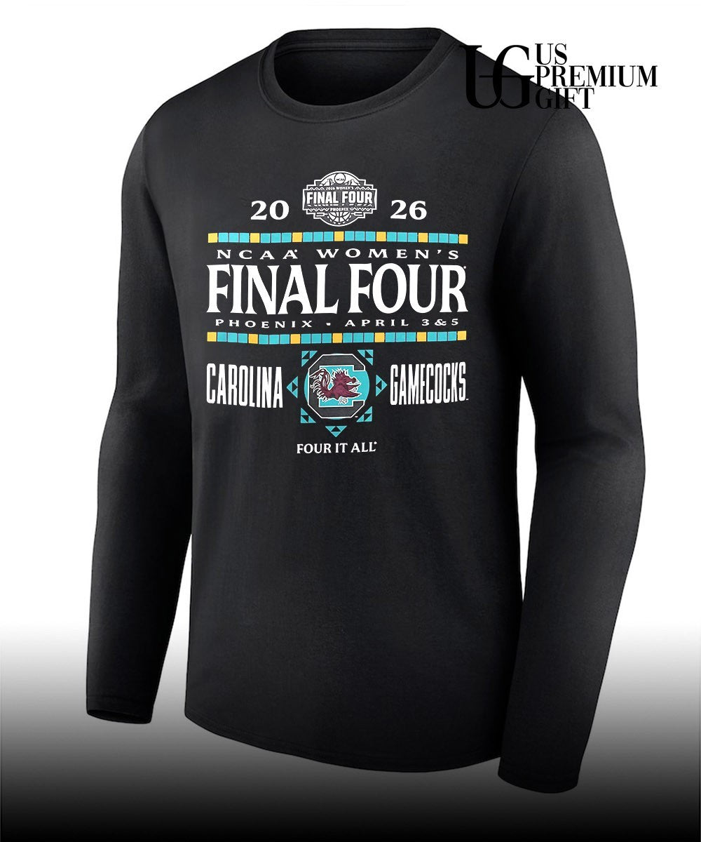 2026 NCAA Women’s Final Four South Carolina Gamecocks basketball Four It All shirt
