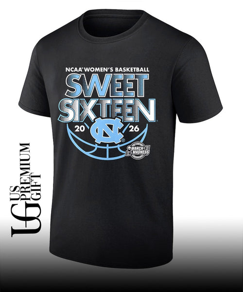 2026 Sweet Sixteen North Carolina Tar Heels Women’s basketball NCAA March Madness shirt