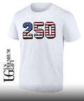 250 USA American flag Stars and Stripes shirt