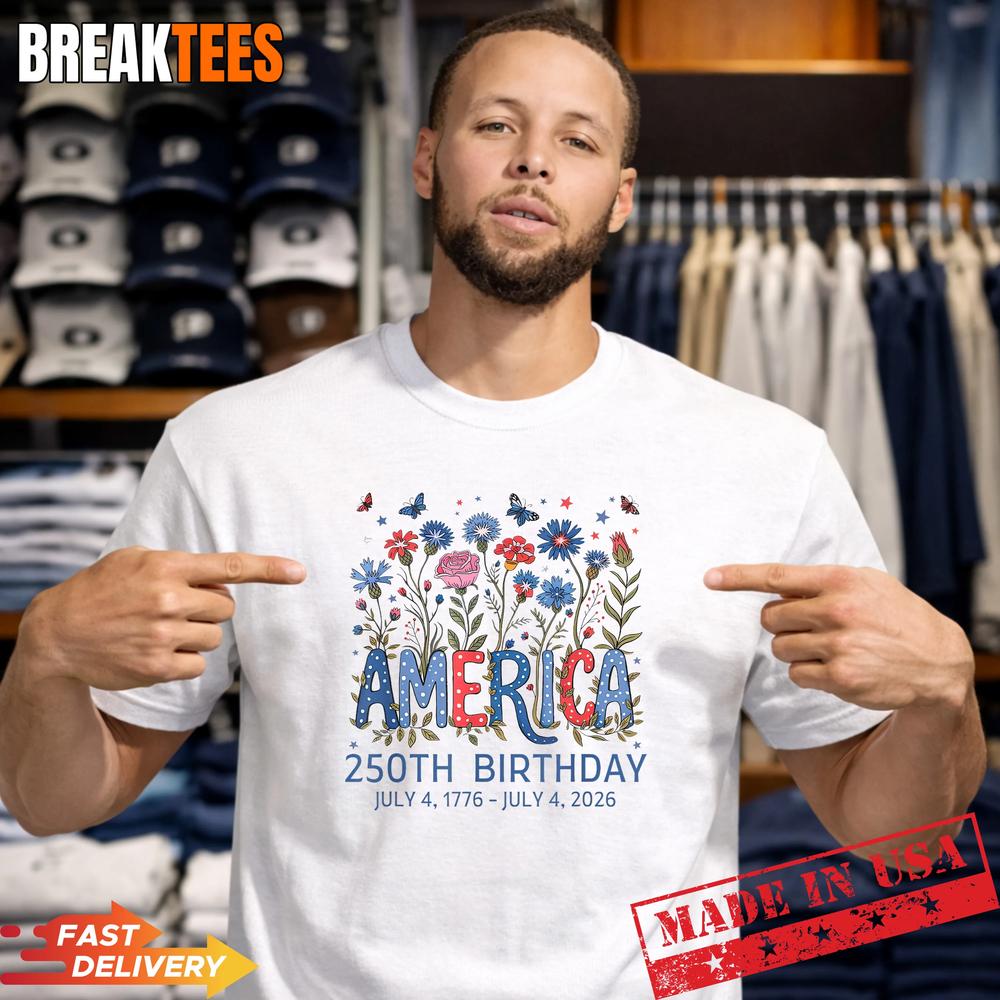 250 Years America Anniversary USA 250th Birthday Apparel T-Shirt