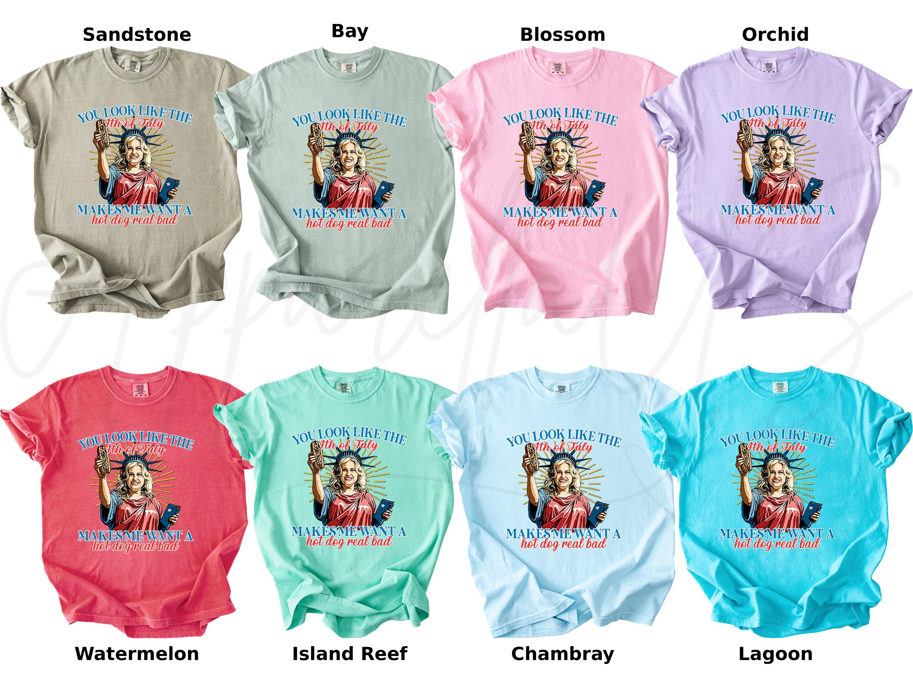 Comfort Colors Like 4th July Tee Makes Want Dog Real Bad Independence Day 4th July Gif (4)
