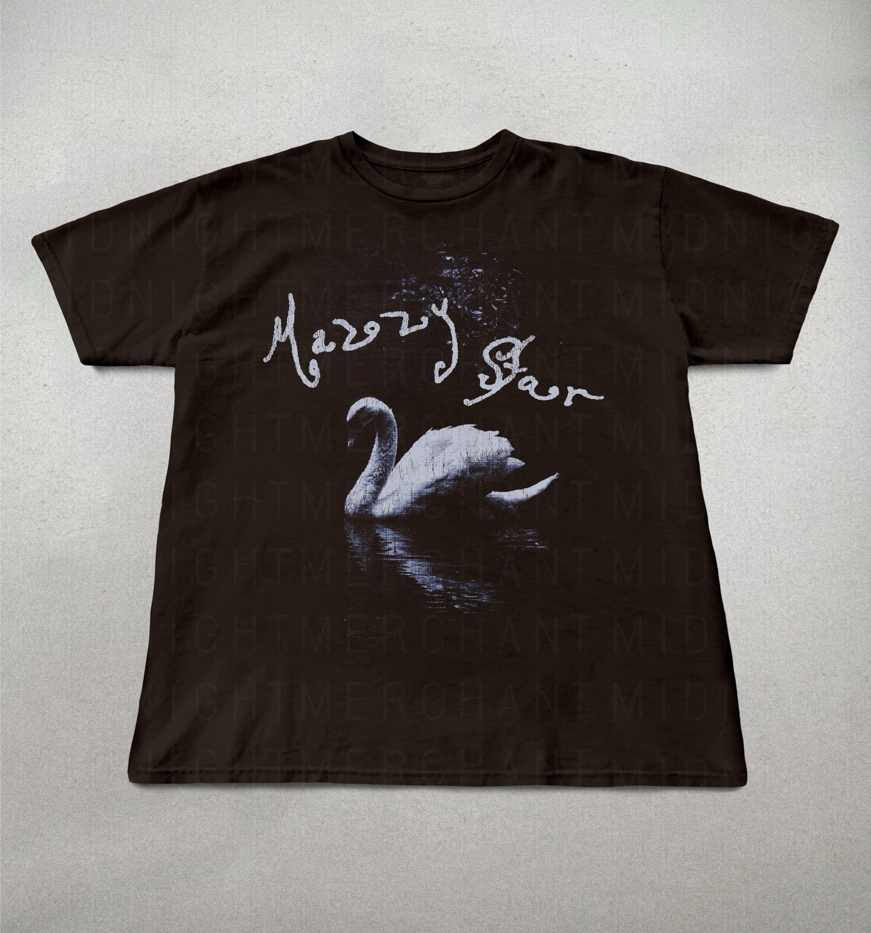 Mazzy Star Swan 90s Band Tees Among Swan Mazzy Star Alt Band Tee Band (4)