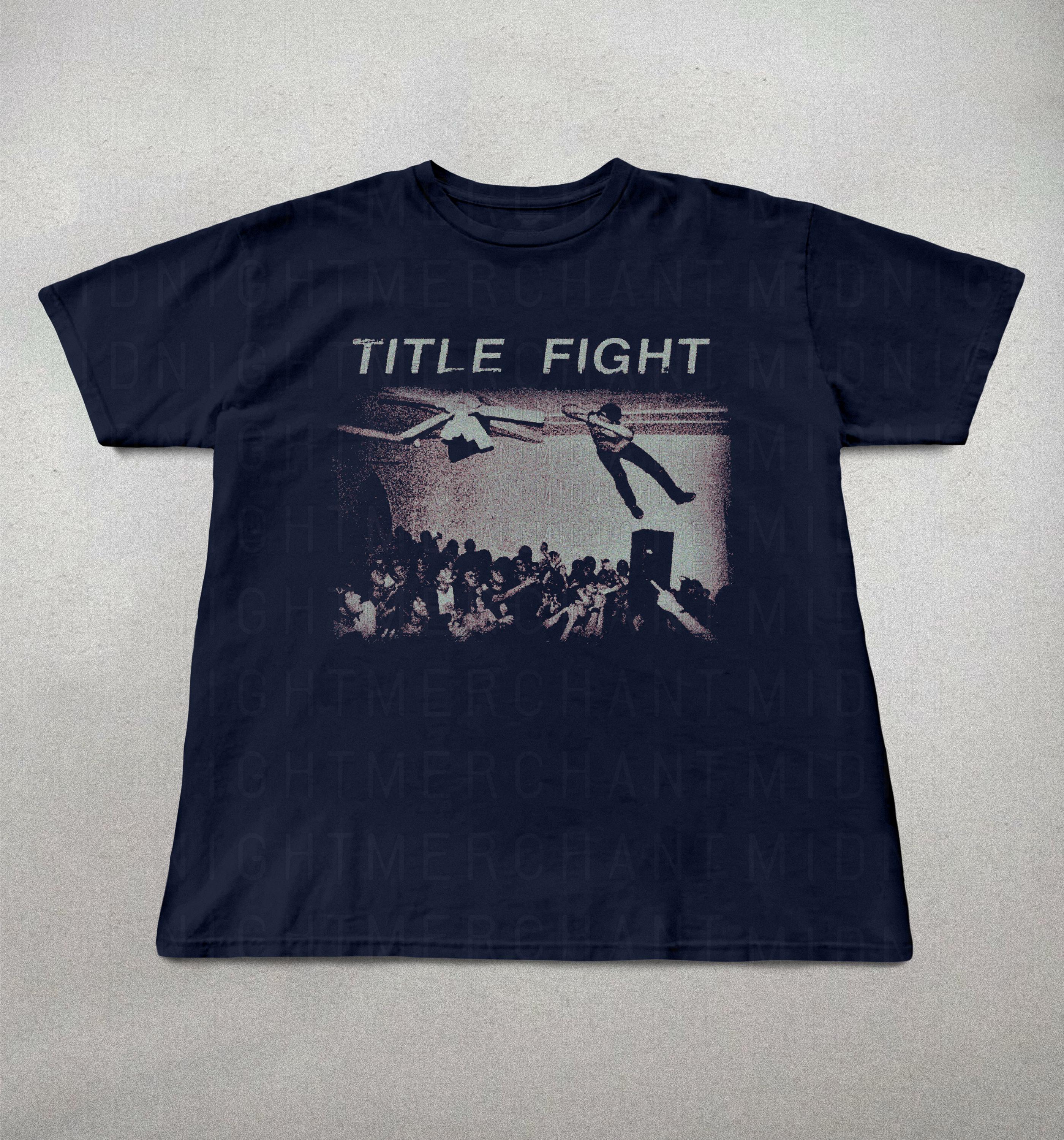 Title Fight Ceiling Fan Shoegaze Band Tees Gothic Grunge Retro Indie Band Tees (4)