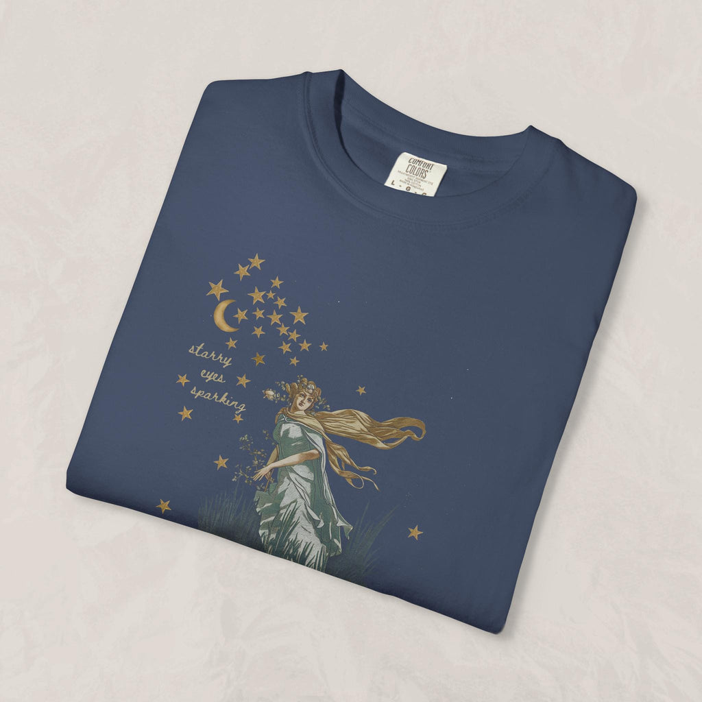 Starry Eyes Vintage Celestial Moon Stars Reputation Unisex T-shirt, Sweatshirt, Hoodie (4)
