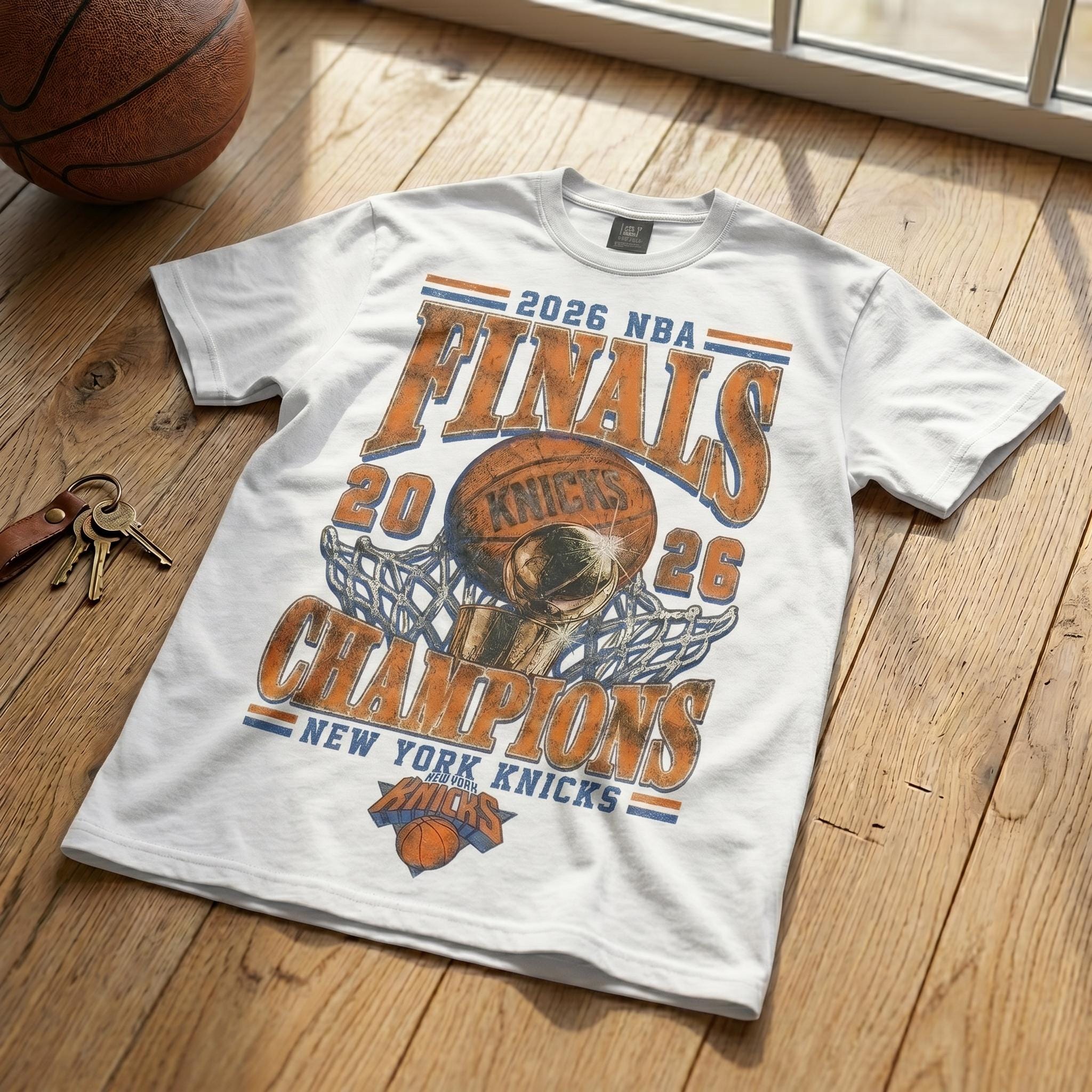 2026 Nba Finals Champions Knicks York Knicks Championship Tee Vintage Retro Basketball Ny Basketball Fan (4)