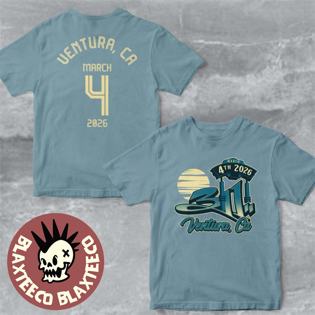 311 Band Ventura California 2026 Event Merch Tee At The Majestic Ventura Theatre On March 4 2026 T-Shirt