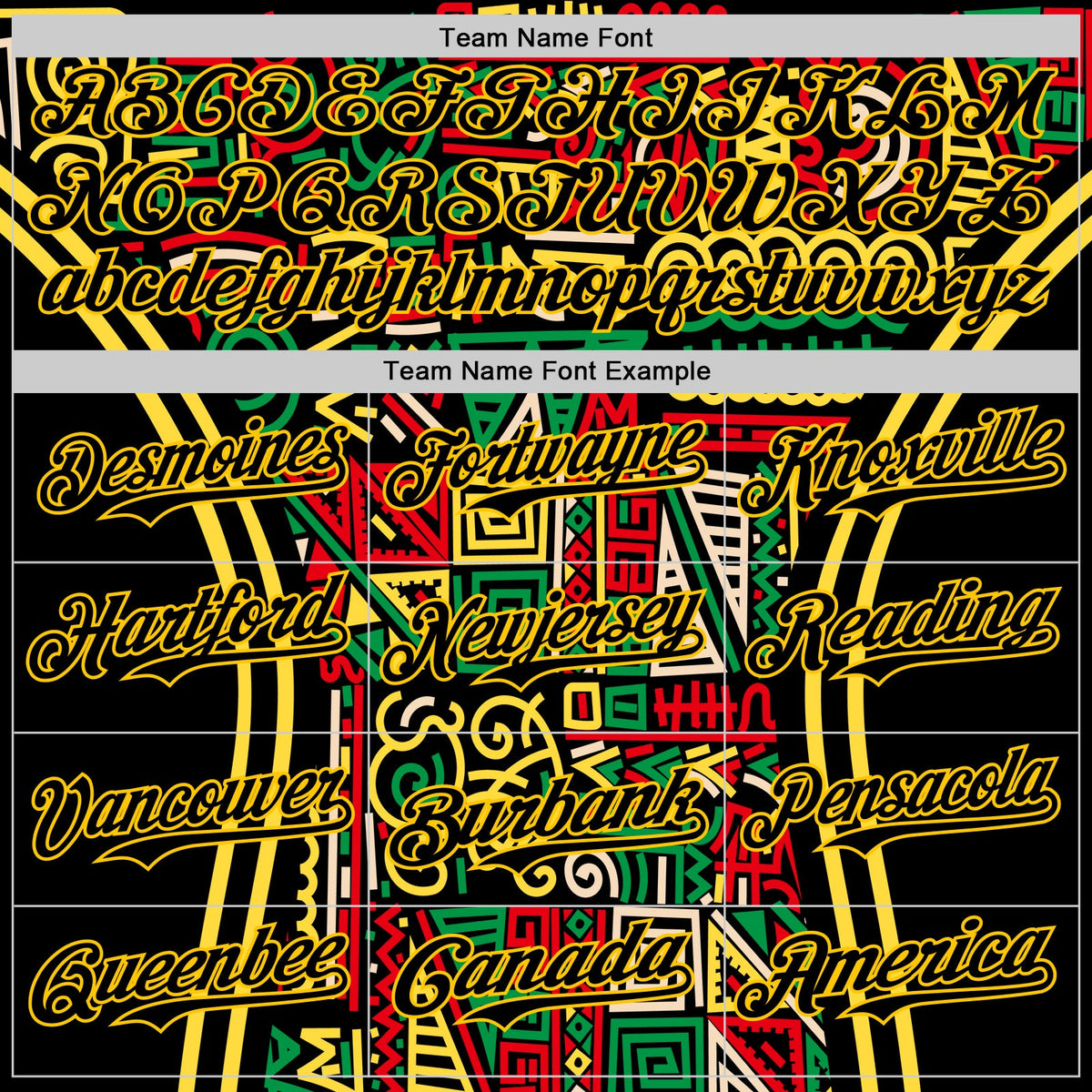 Custom Black Yellow Green-Red 3D Pattern Design Black History Month African Ethnicity Style Abstract Geometric Authentic Baseball Jersey