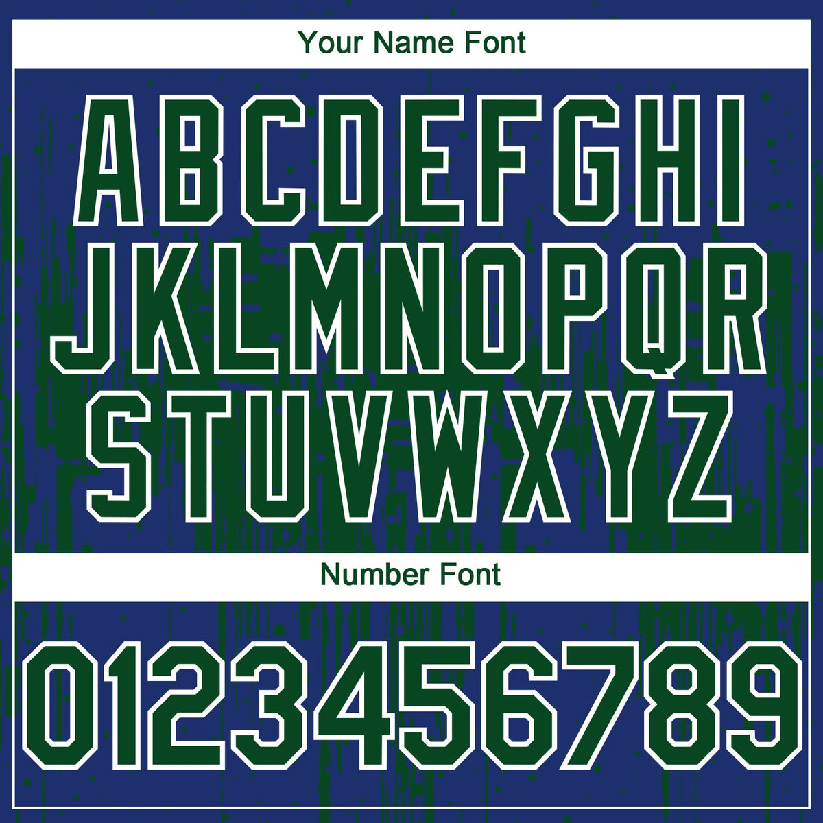 Custom Royal Green-White Dripping Splatter Paint Authentic Baseball Jersey