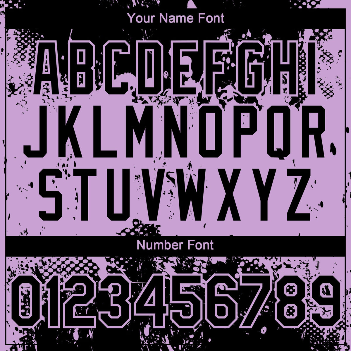 Custom Black Light Purple Abstract Splatter Grunge Paint Authentic Baseball Jersey