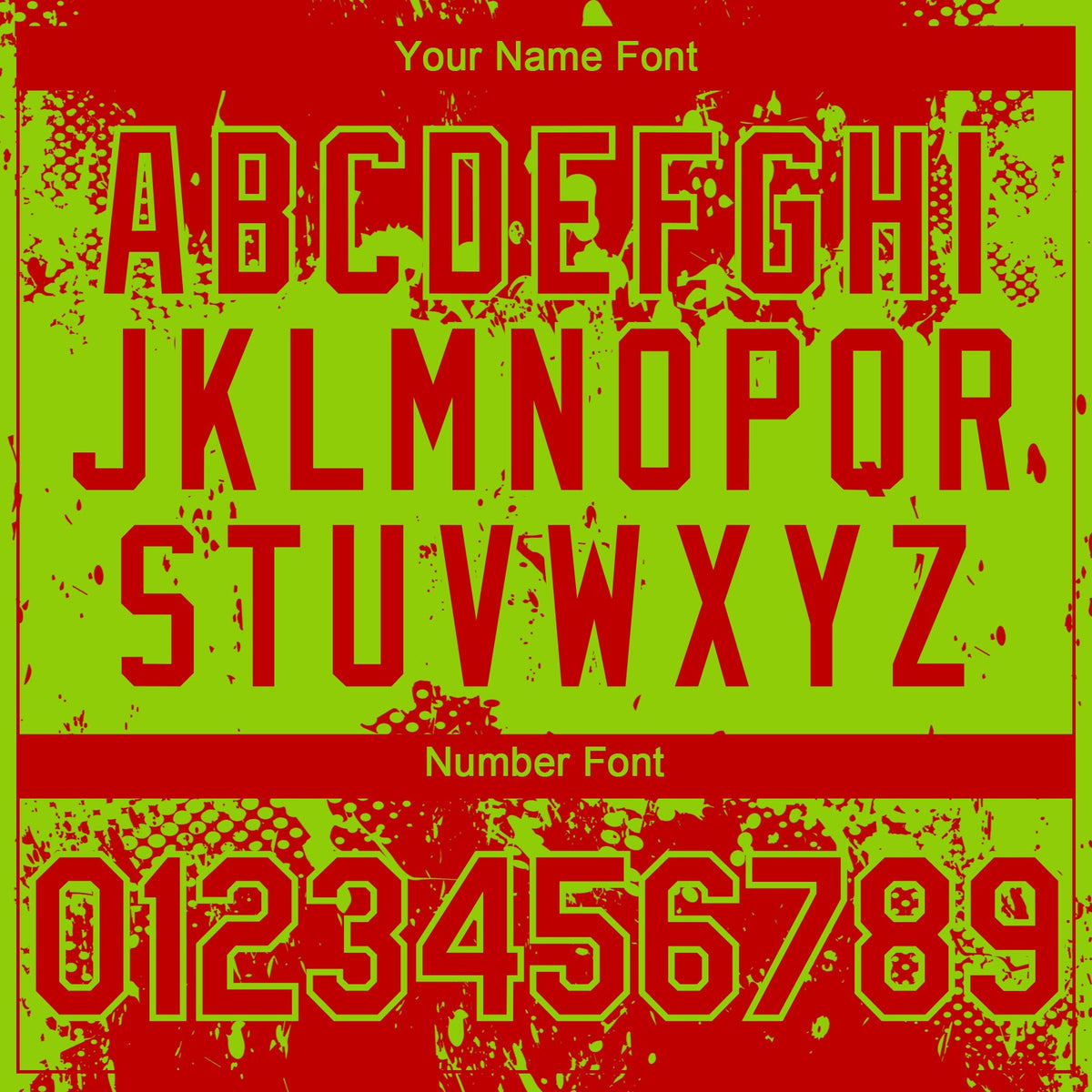 Custom Red Neon Green Abstract Splatter Grunge Paint Authentic Baseball Jersey