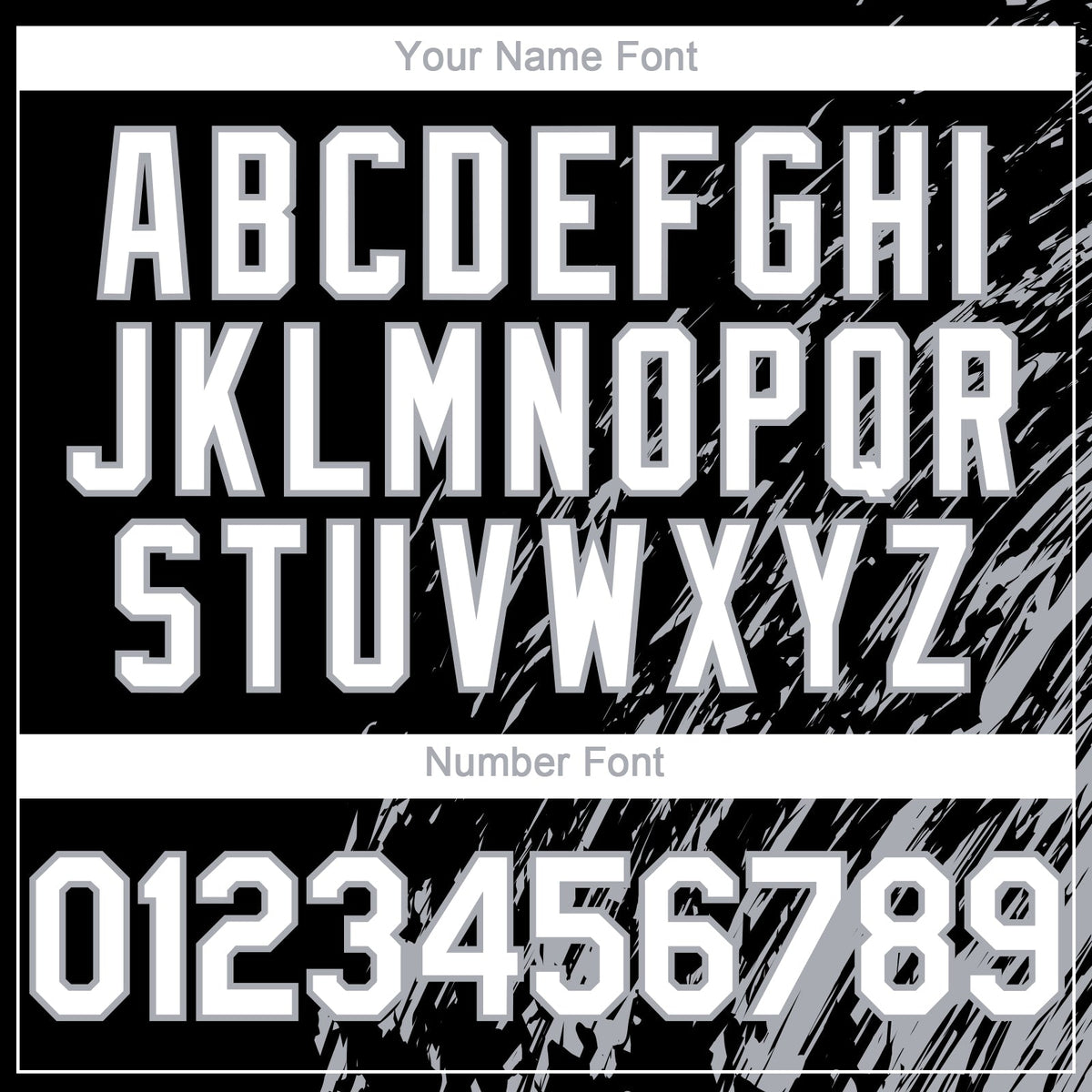 Custom Black White-Gray Paint Stroke Grunge Streak Authentic Baseball Jersey