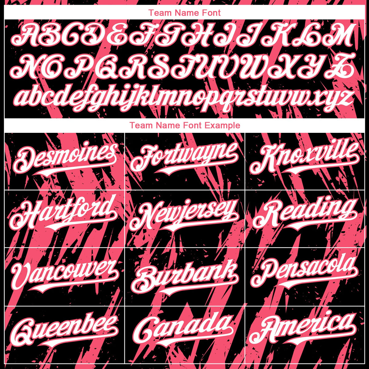 Custom Black White-Neon Pink Splatter Torn Sharp Brush Stroke Authentic Baseball Jersey