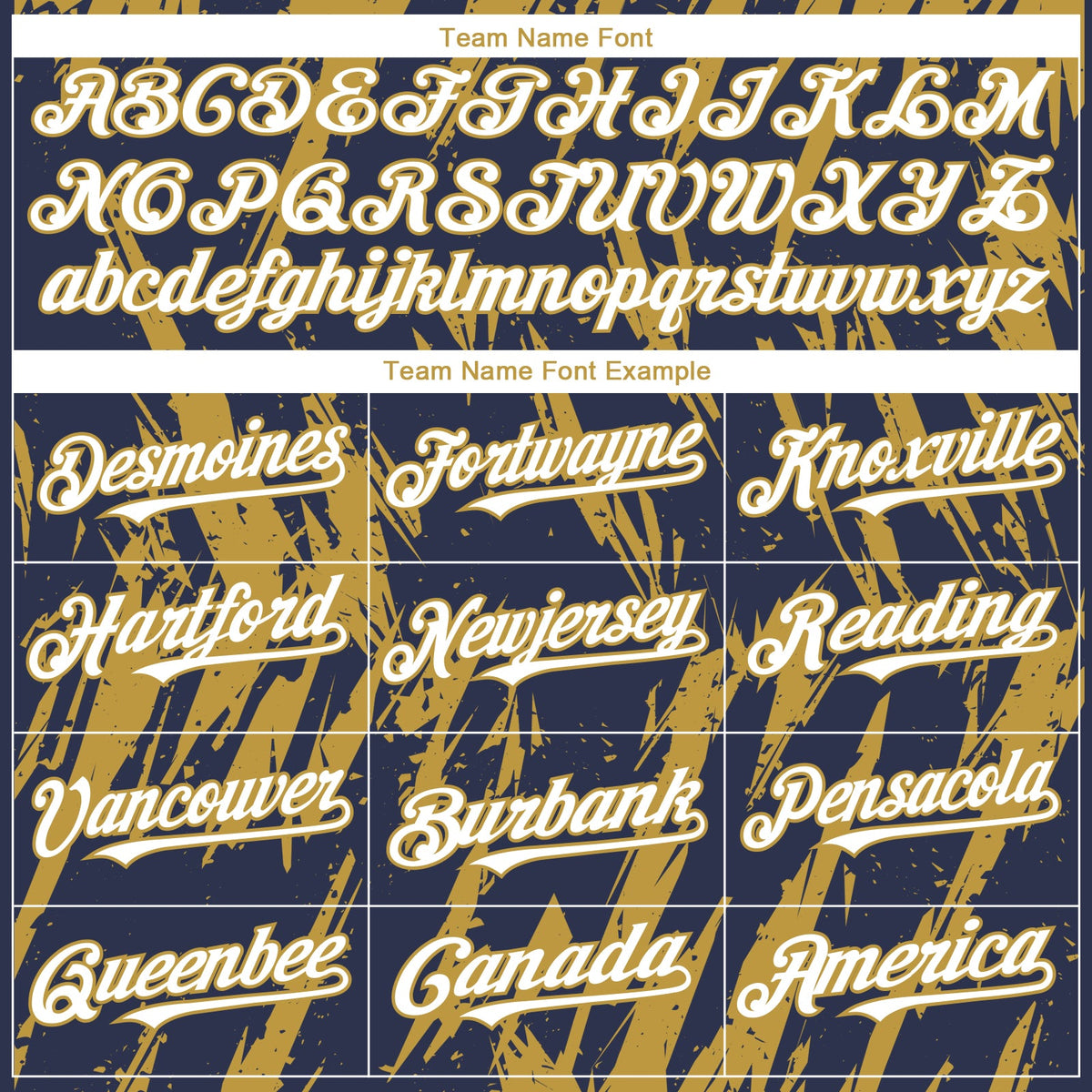 Custom Navy White-Old Gold Splatter Torn Sharp Brush Stroke Authentic Baseball Jersey