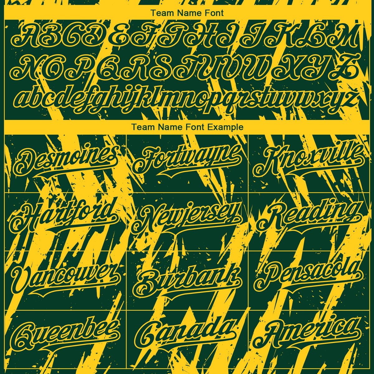 Custom Green Yellow Splatter Torn Sharp Brush Stroke Authentic Baseball Jersey