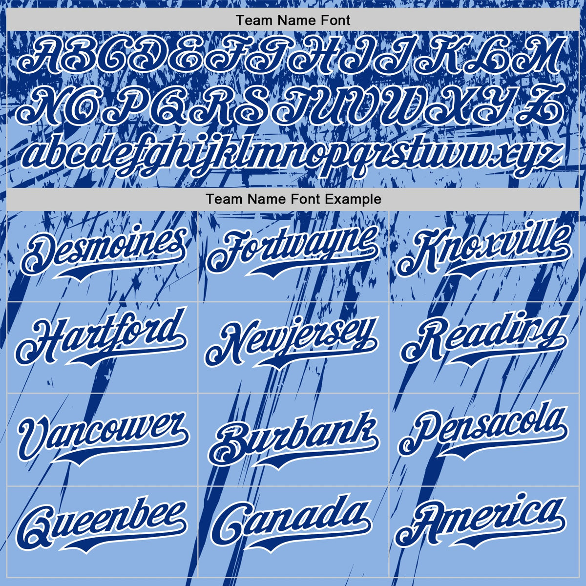 Custom Light Blue Royal-White Distressed Scratch Brush Stroke Authentic Baseball Jersey