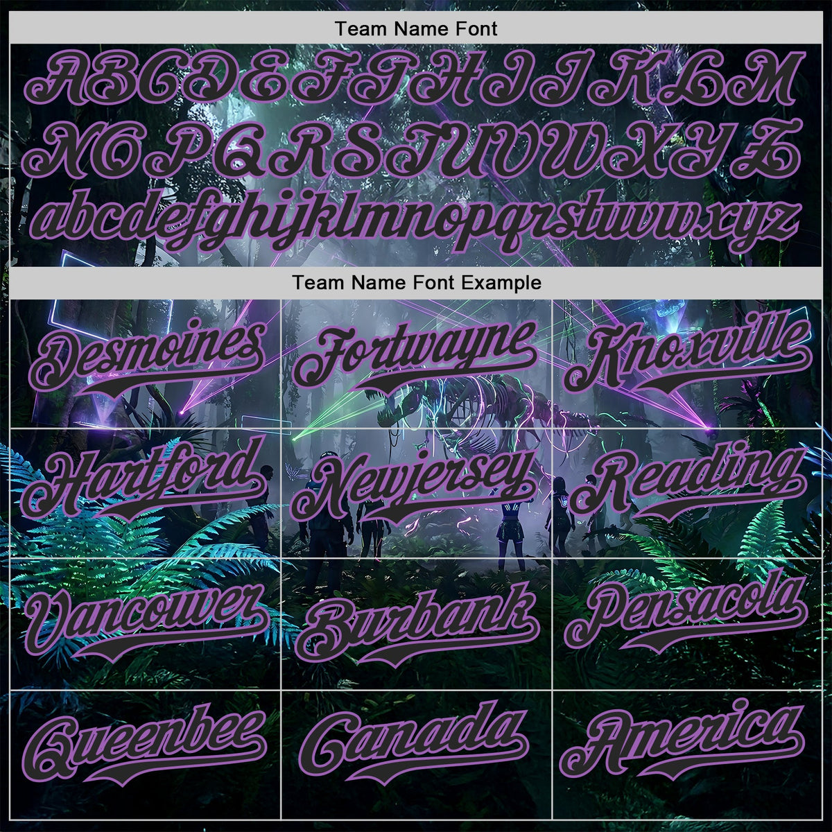 Custom Black-Medium Purple Cyber Tropical Palm Trees Gothic Fantasy Authentic Baseball Jersey