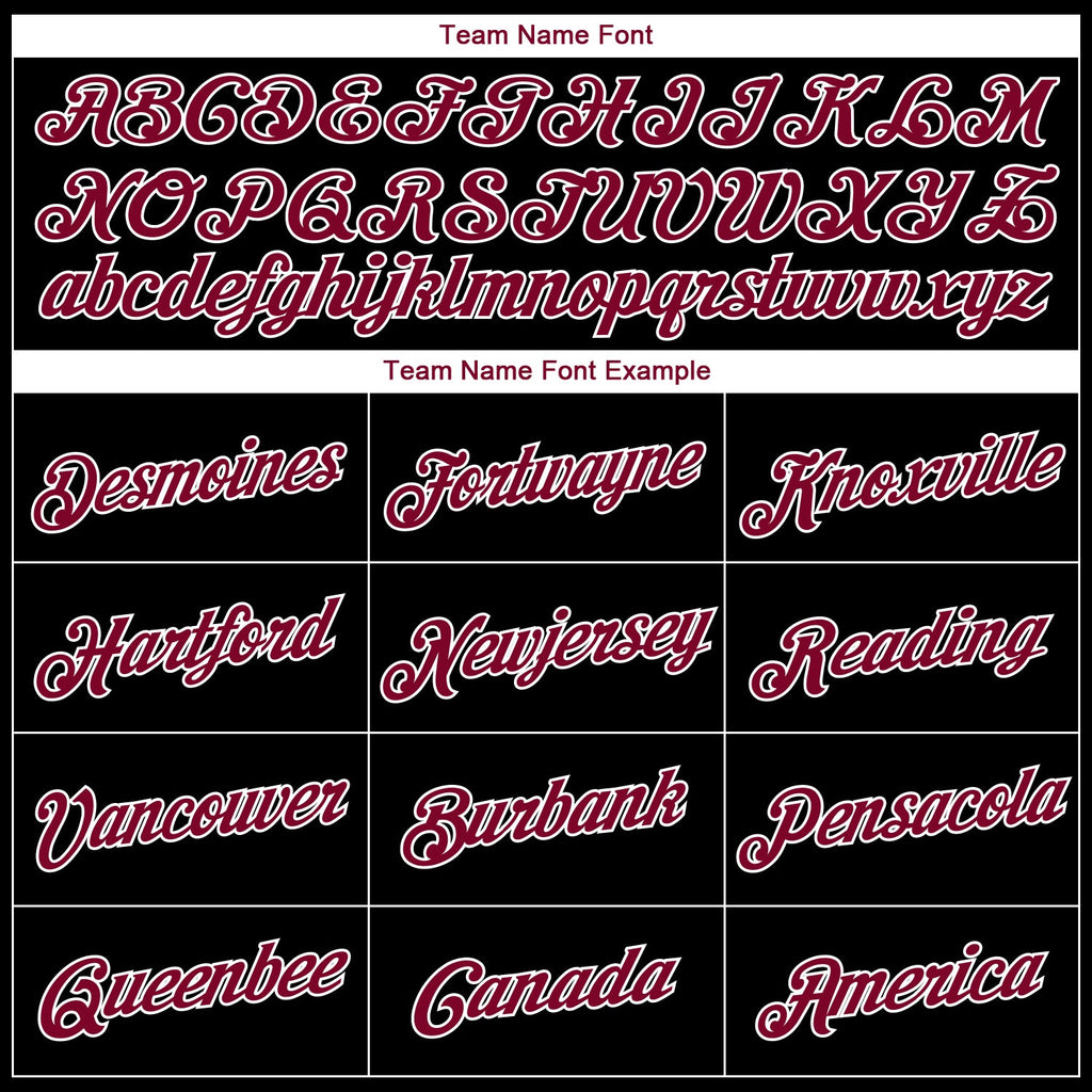 Custom Black Maroon-White Side Stripes Authentic City Edition Basketball Jersey