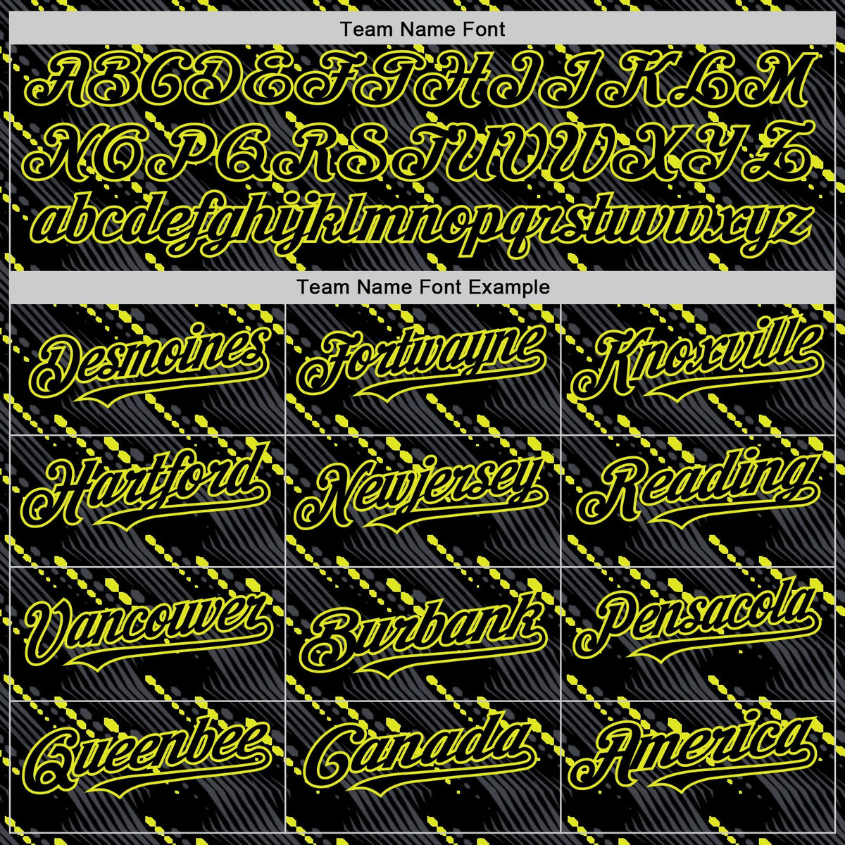 Custom Black Neon Yellow 3D Pattern Design Slant Lines Authentic Baseball Jersey