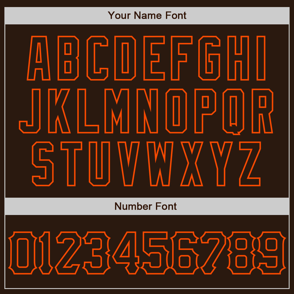 Custom Brown Orange 3D Pattern Design Abstract Splatter Grunge Art Authentic Baseball Jersey