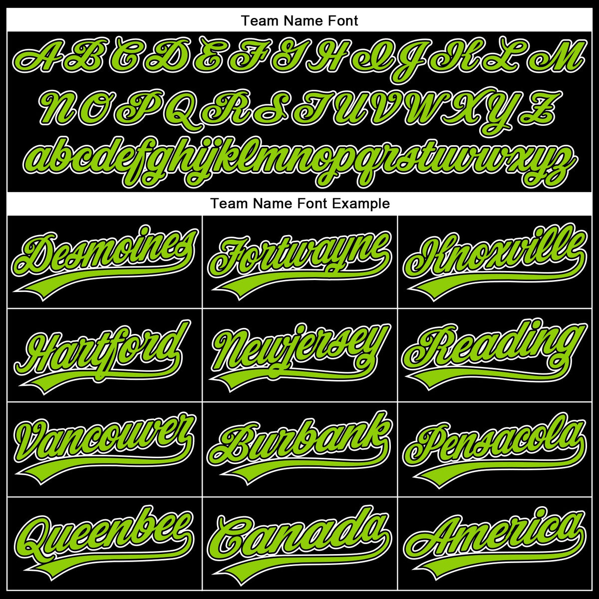 Custom Black Neon Green-White 3D Pattern Design Curve Solid Authentic Baseball Jersey