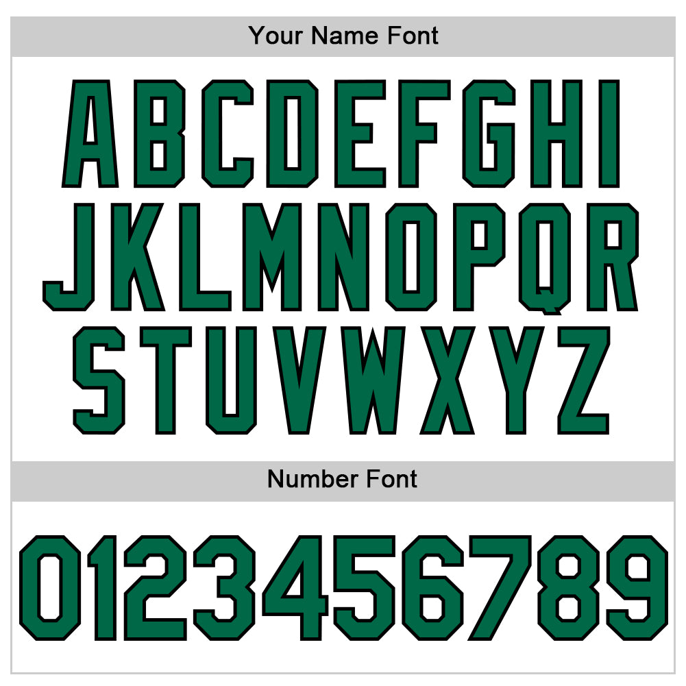 Custom White Kelly Green-Black Line Authentic Baseball Jersey