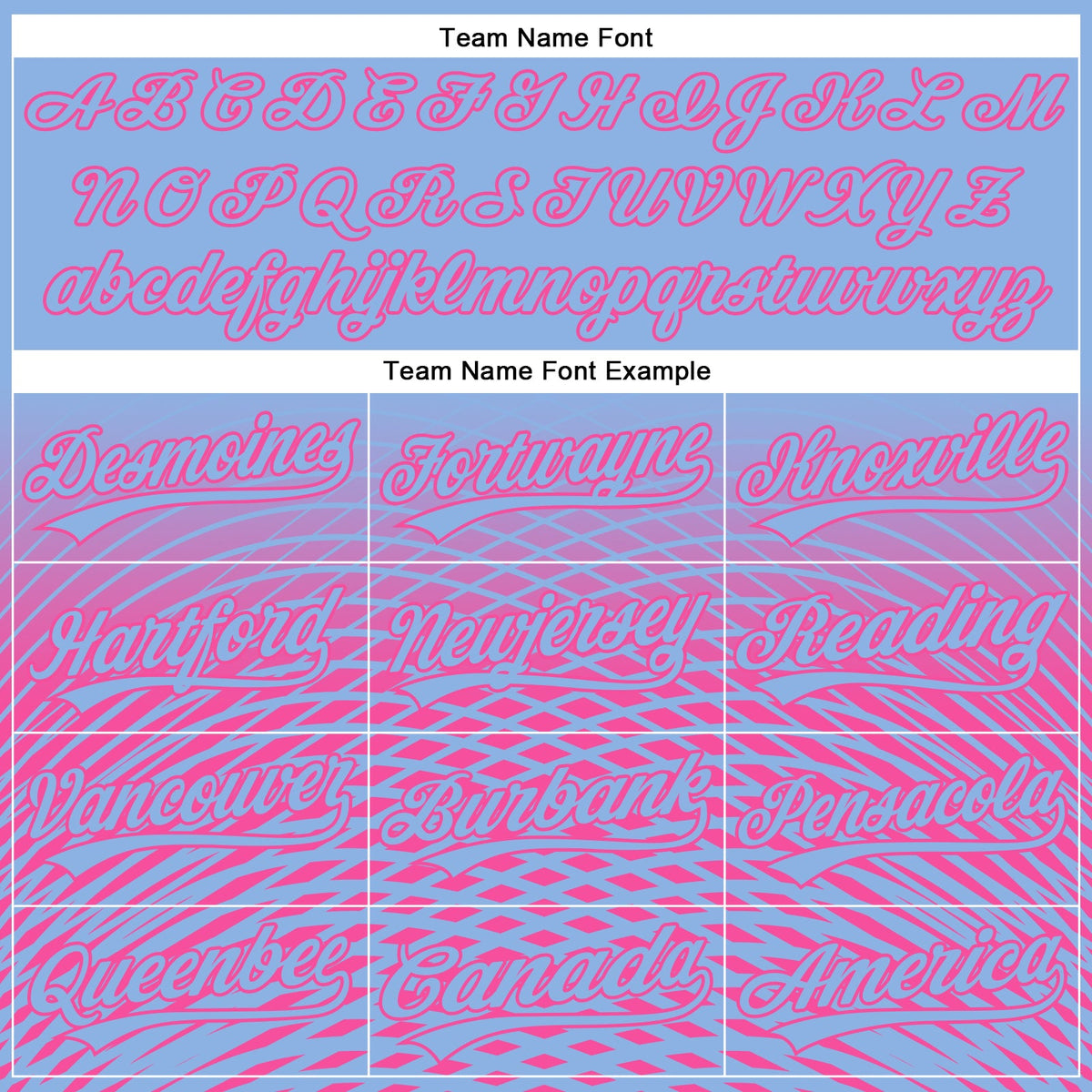 Custom Light Blue Pink 3D Pattern Design Gradient Lines Authentic Baseball Jersey