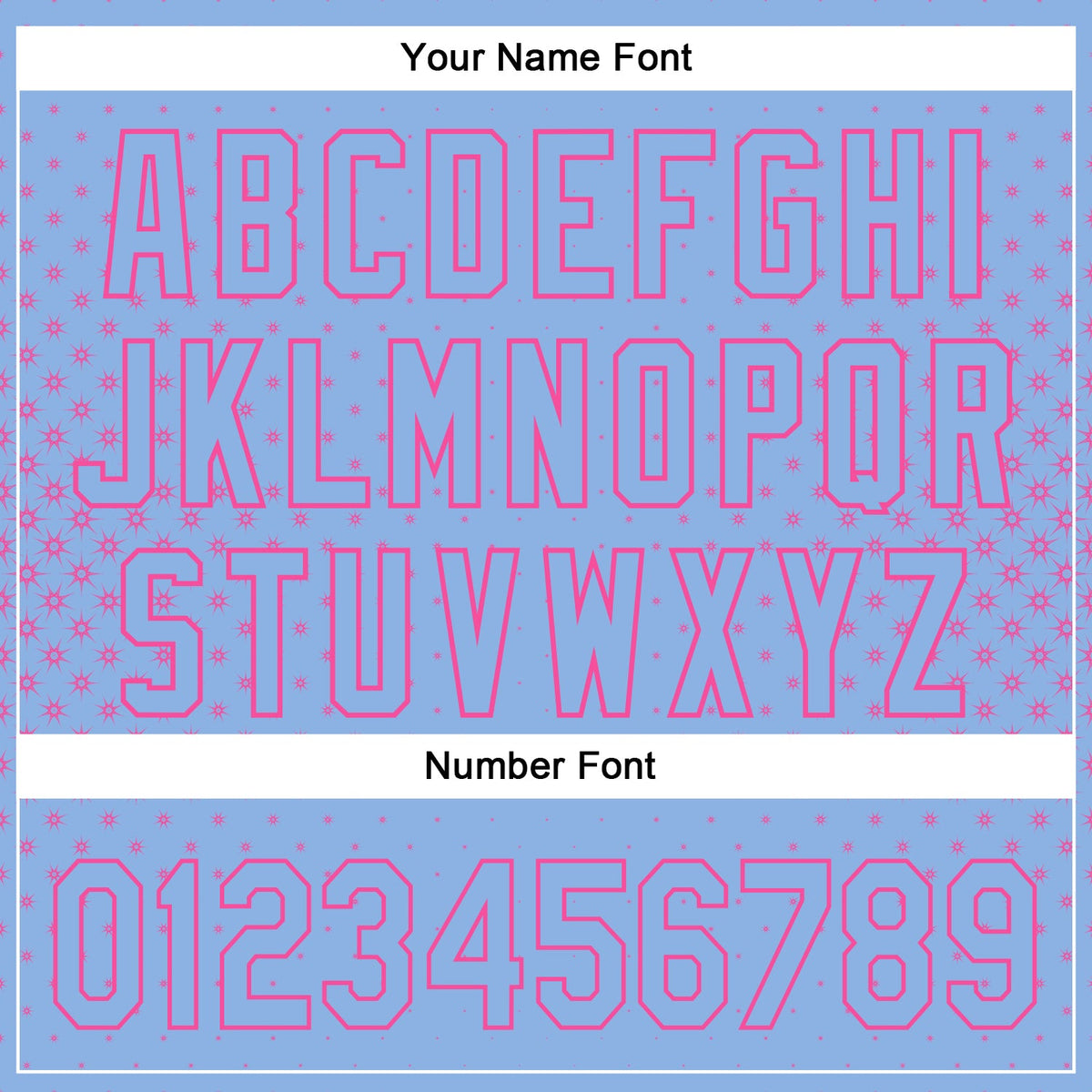 Custom Light Blue Pink 3D Pattern Design Geometric Stars Authentic Baseball Jersey