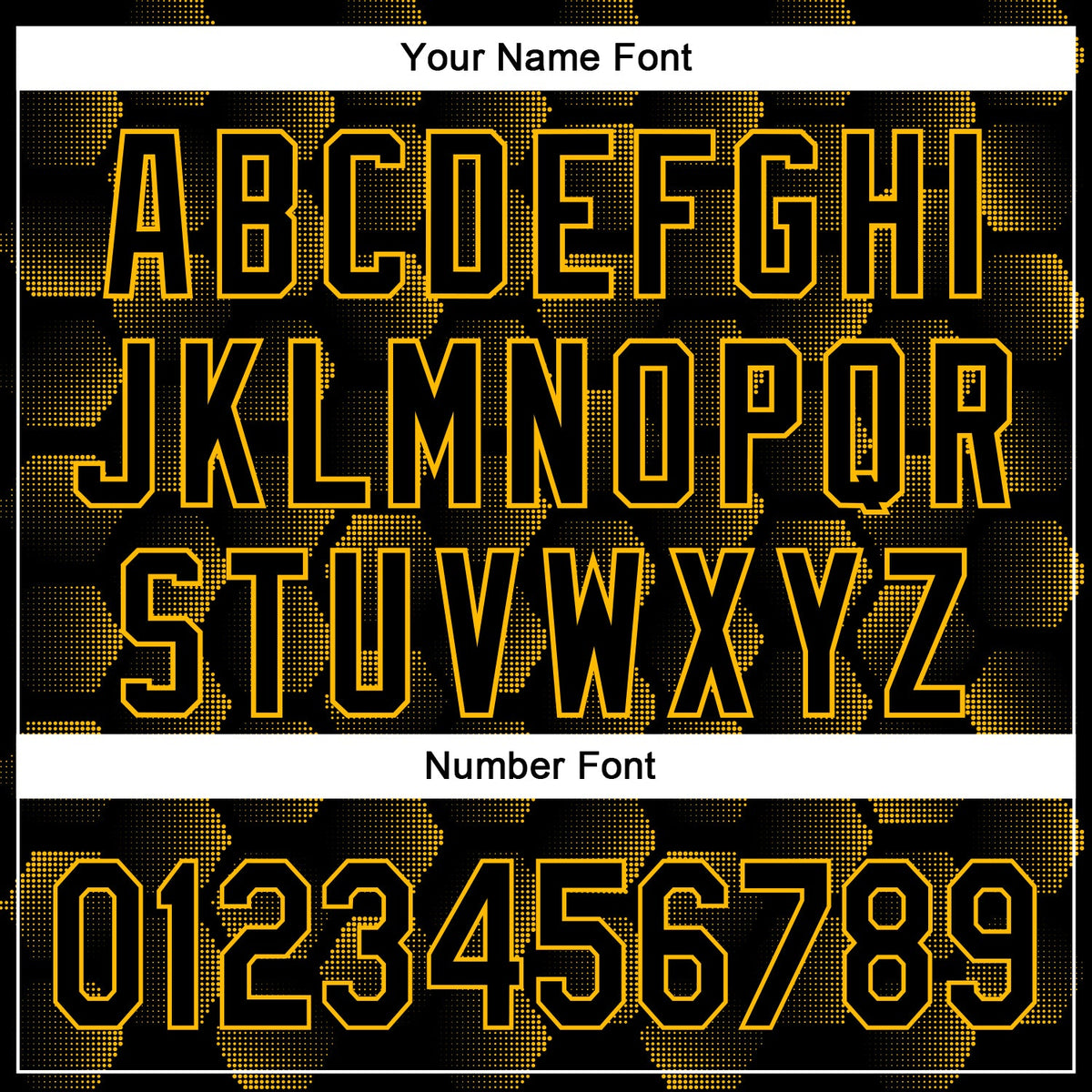 Custom Black Gold 3D Pattern Design Halftone Geometric Shapes Authentic Baseball Jersey